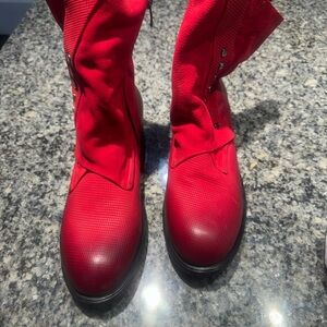 Stylish Red Women's Boots